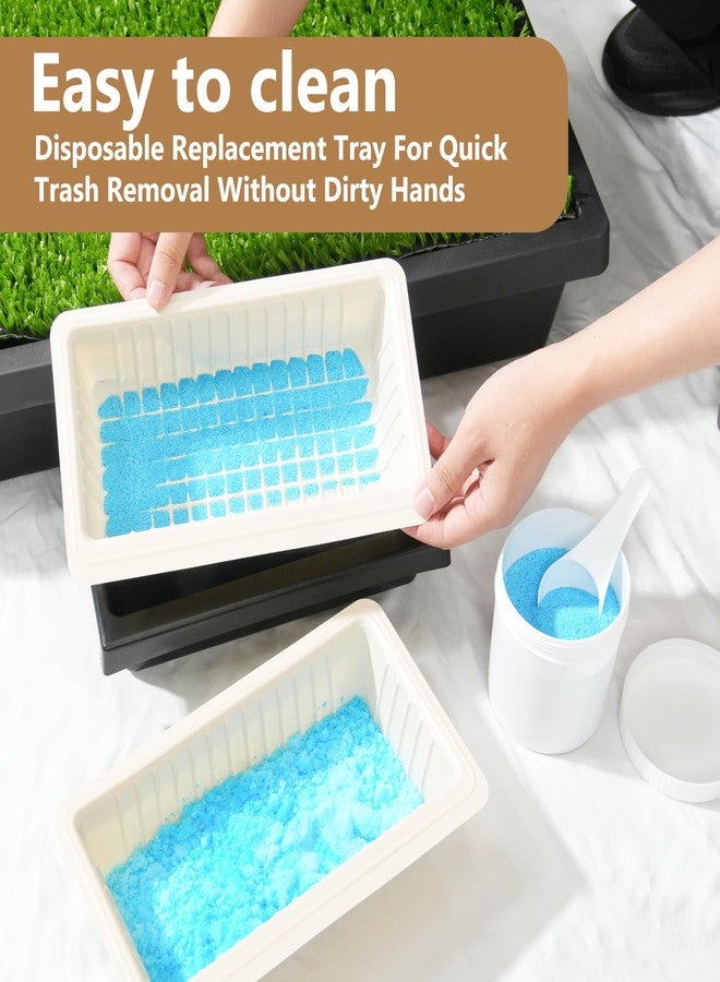 LUVCOSY 20-Pack Pet Loo Pee-Pod Refills with Sponge Compatible with PetSafe Portable Dog Potty, Dog Litter Box Disposable Potty Tray Cornstarch Material, Urine Disposal (Pet Loo NOT Included) - Image 4